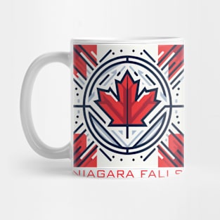 Niagara Falls Canada Flag Mug